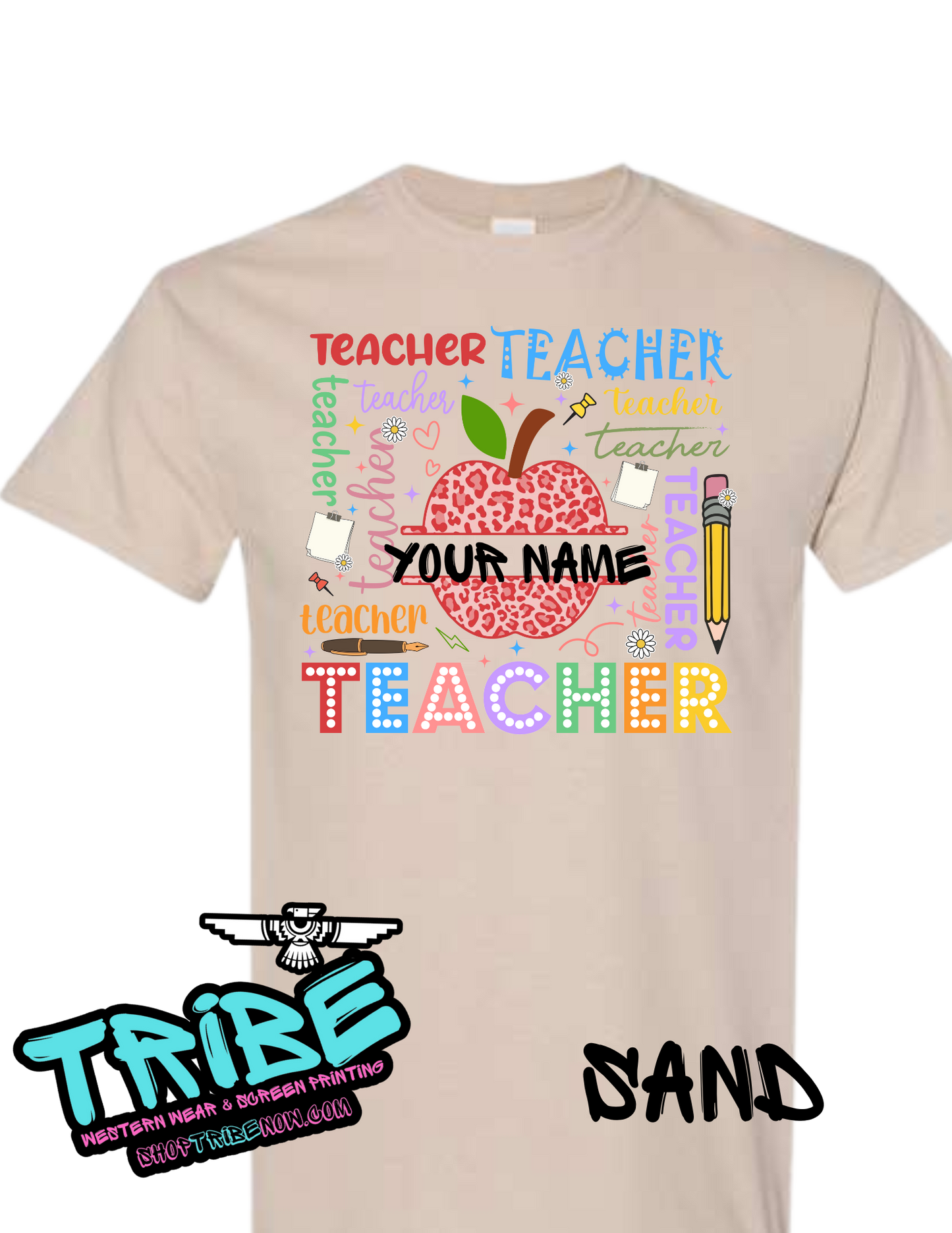 Personalized Teacher Shirt- Add YOUR NAME