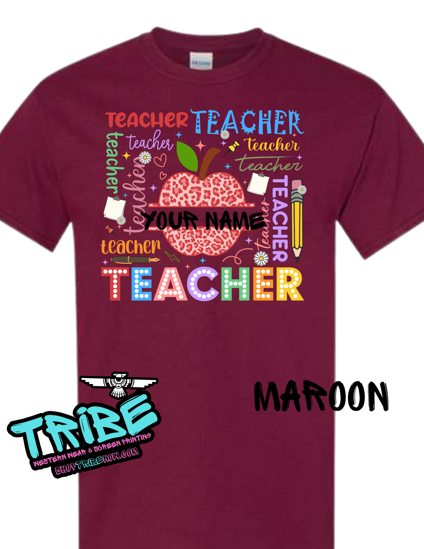 Personalized Teacher Shirt- Add YOUR NAME