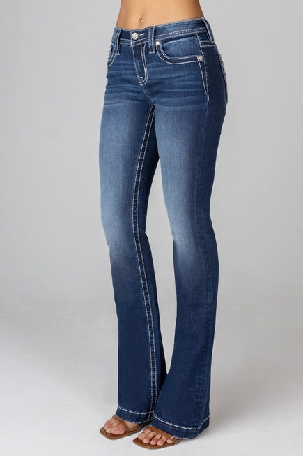 Miss Me Jeans - Mid-Rise Boot